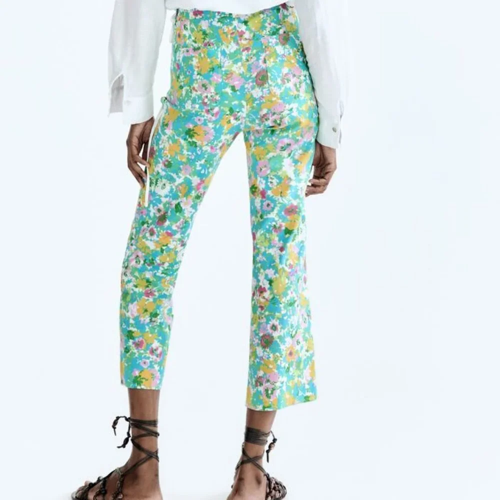 Zara printed linen